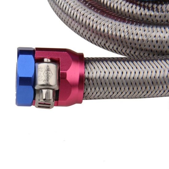 Stainless Steel Braided Fuel Line Kit