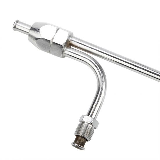 PROFLO PRODUCTS 6AN Demon Duel Feed Carburetor Fuel Line – Stainless With Black Ends (KT-DEMSS)
