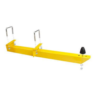 Yellow Steel Universal 28 Inch Rubber Snubbers Traction Bars