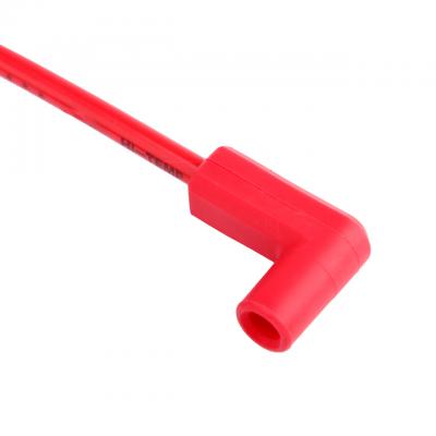 8mm Red Custom Carbon Fiber Spark Plug Wire Set