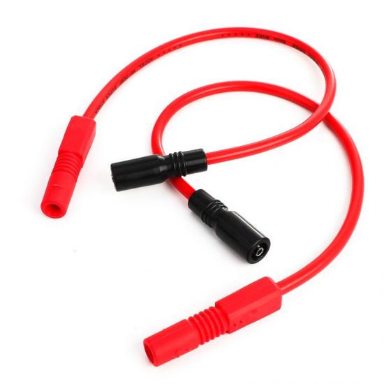 red custom spark plug wire set