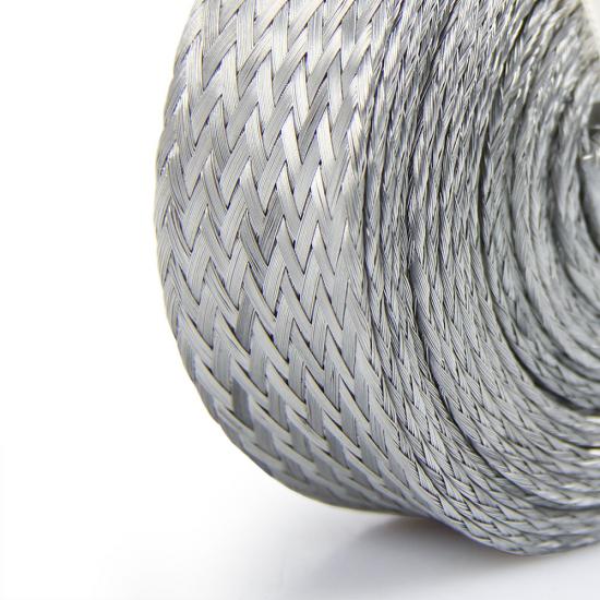 thumbnail image 2 of Precision Auto Labs Blue Stainless Steel Braided Hose Sleeve Kit – Universal 2 of 4