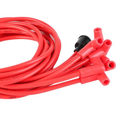 8mm Spark Plug Wire Set with 90 Degrees Silicone Boots