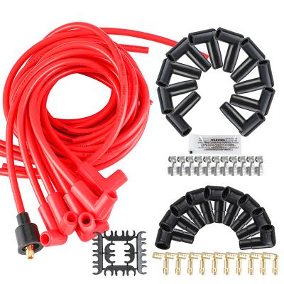 90 Degrees Silicone Boots Spark Plug Wire Set