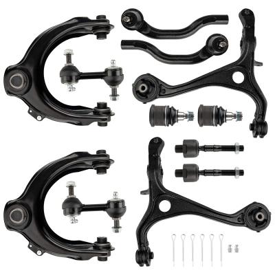 12PCS Front Control Arm Suspension Kit for TSX 2004-2008, Accord 2003-2007, with Ball Joints, Sway Bar Links